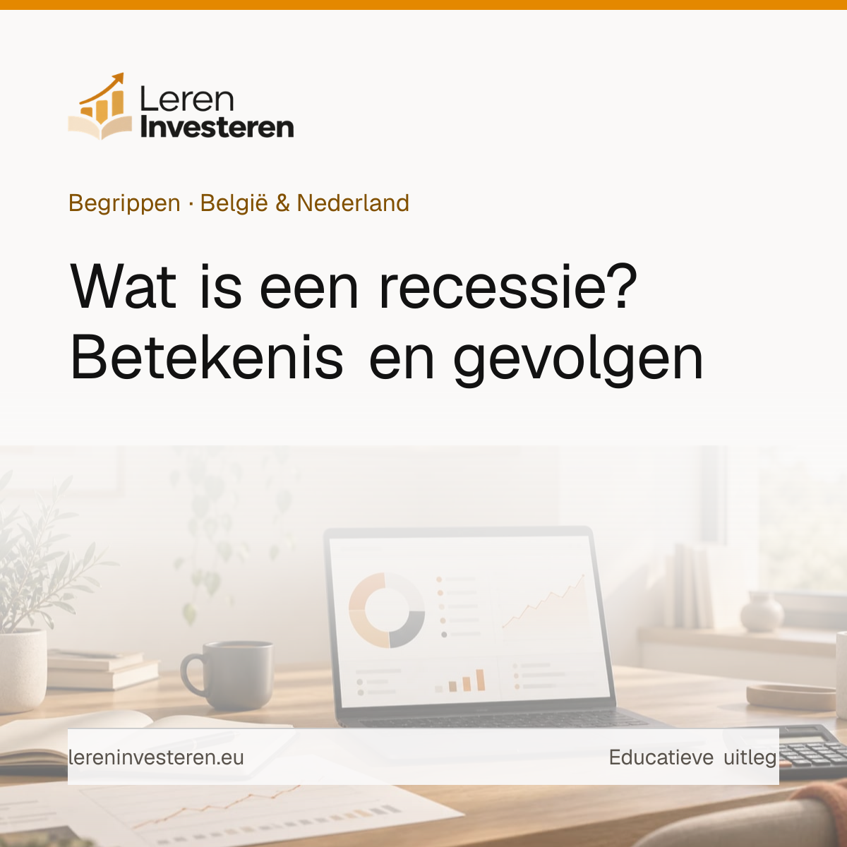 Wat is een recessie? — educatieve illustratie voor beleggers in België en Nederland