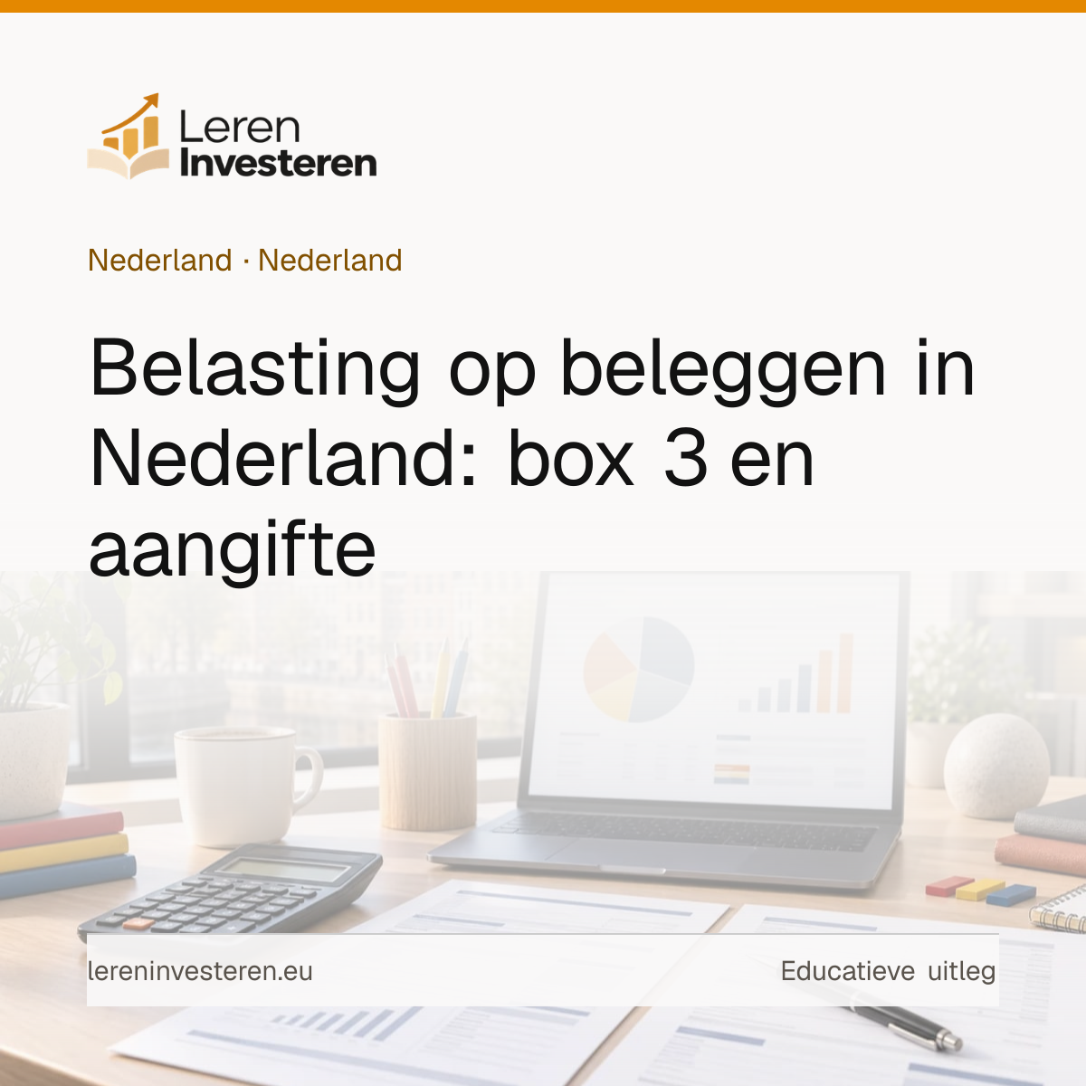 Belasting op beleggen en sparen in Nederland — educatieve illustratie voor beleggers in Nederland