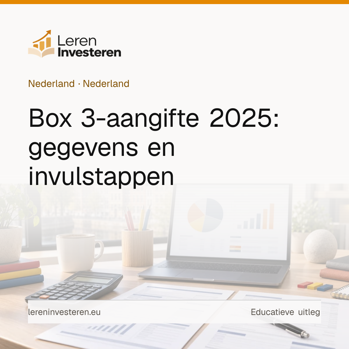 Aangifte box 3 invullen: stap voor stap — educatieve illustratie voor beleggers in Nederland