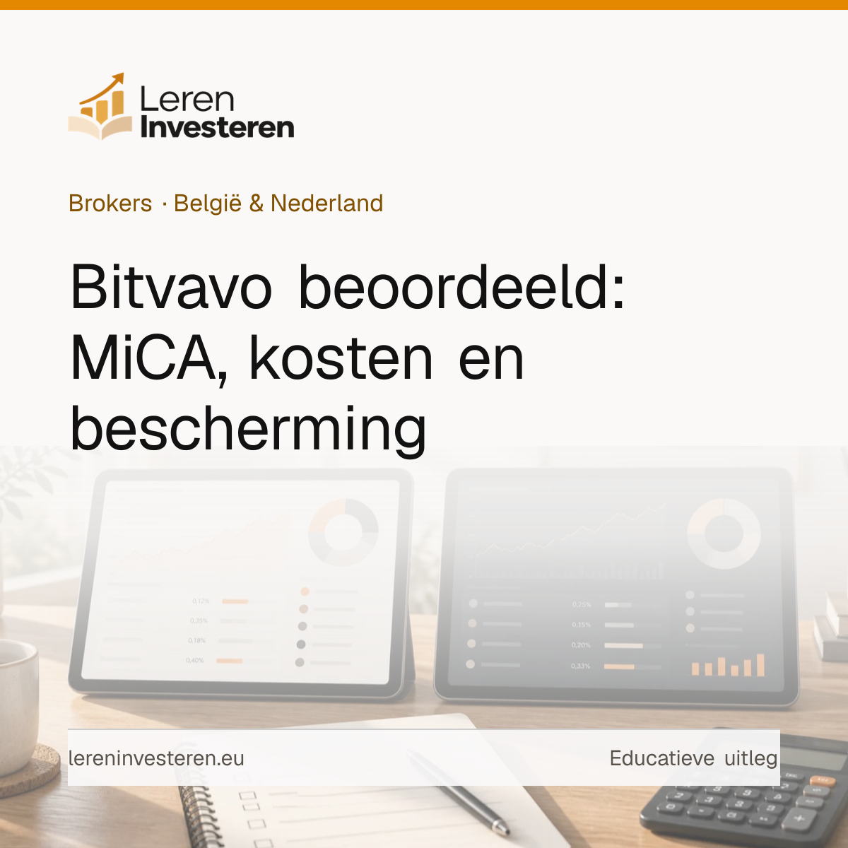 Bitvavo review: kosten veiligheid en ervaringen — educatieve illustratie voor beleggers in België en Nederland