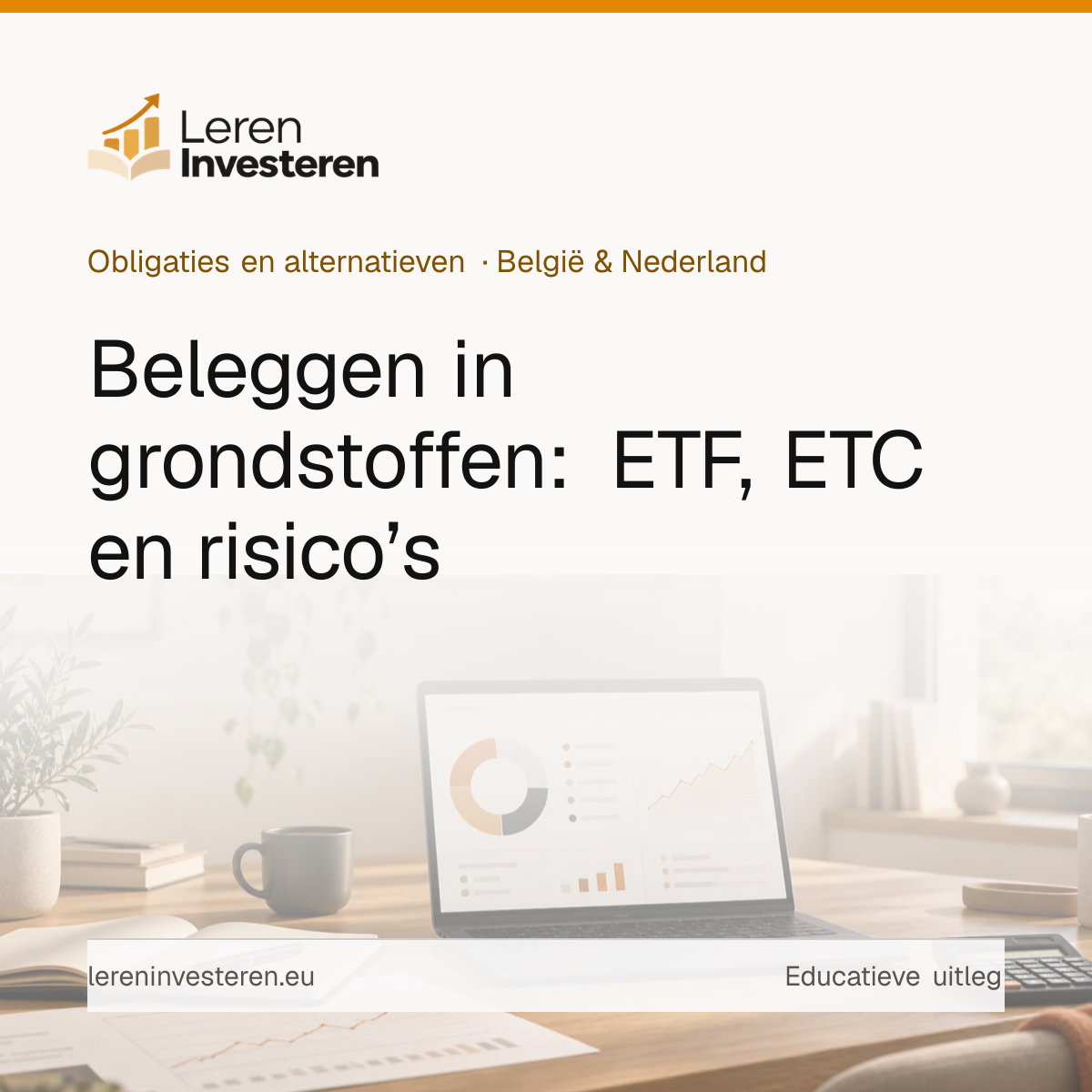 Beleggen in grondstoffen: sectoren en trackers uitgelegd — educatieve illustratie voor beleggers in België en Nederland