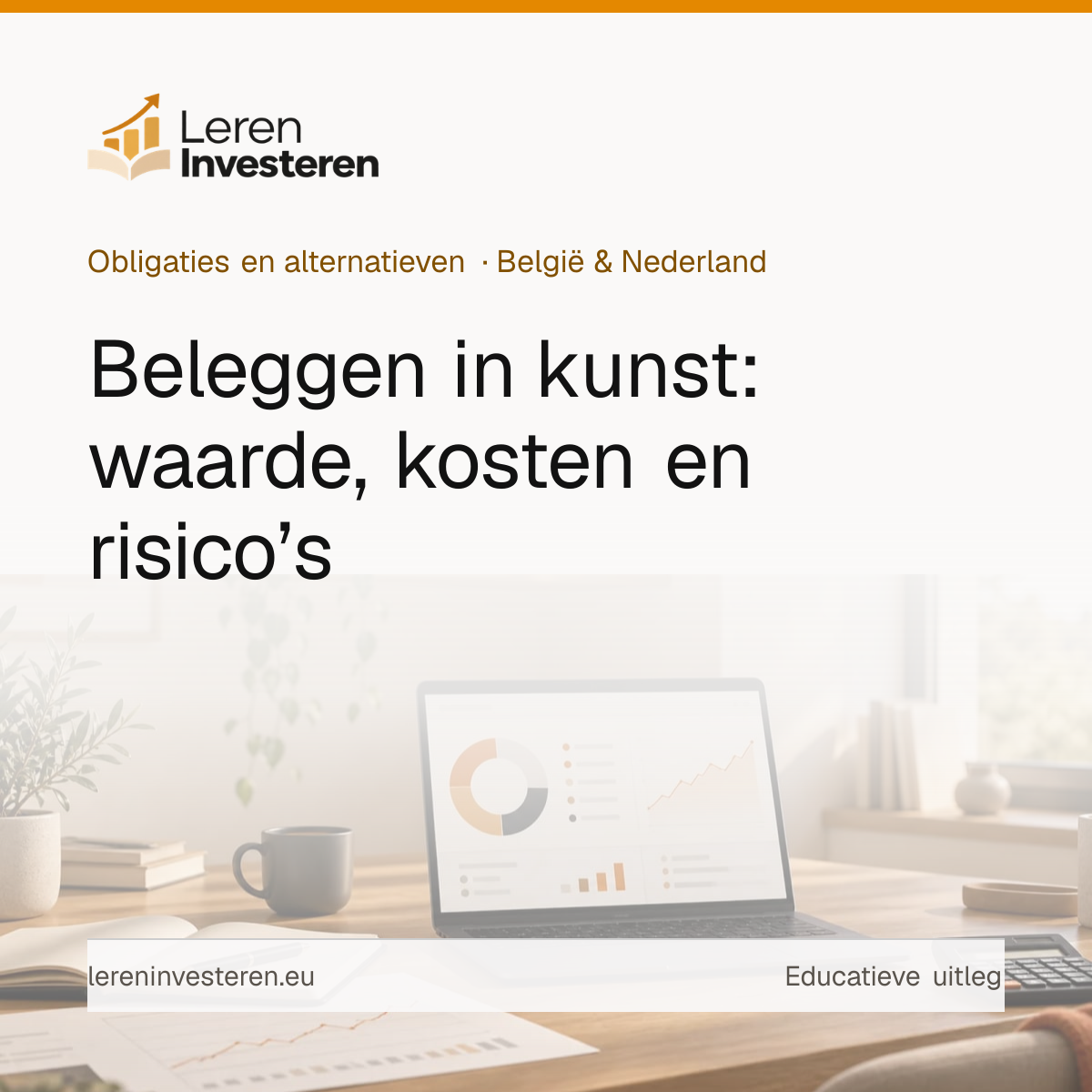 Beleggen in kunst: is kunst een goede investering — educatieve illustratie voor beleggers in België en Nederland