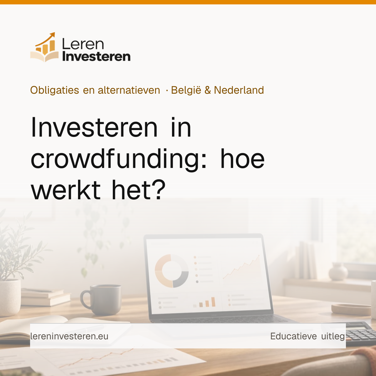 Investeren in crowdfunding: hoe werkt het en wat levert het op? — educatieve illustratie voor beleggers in België en Nederland