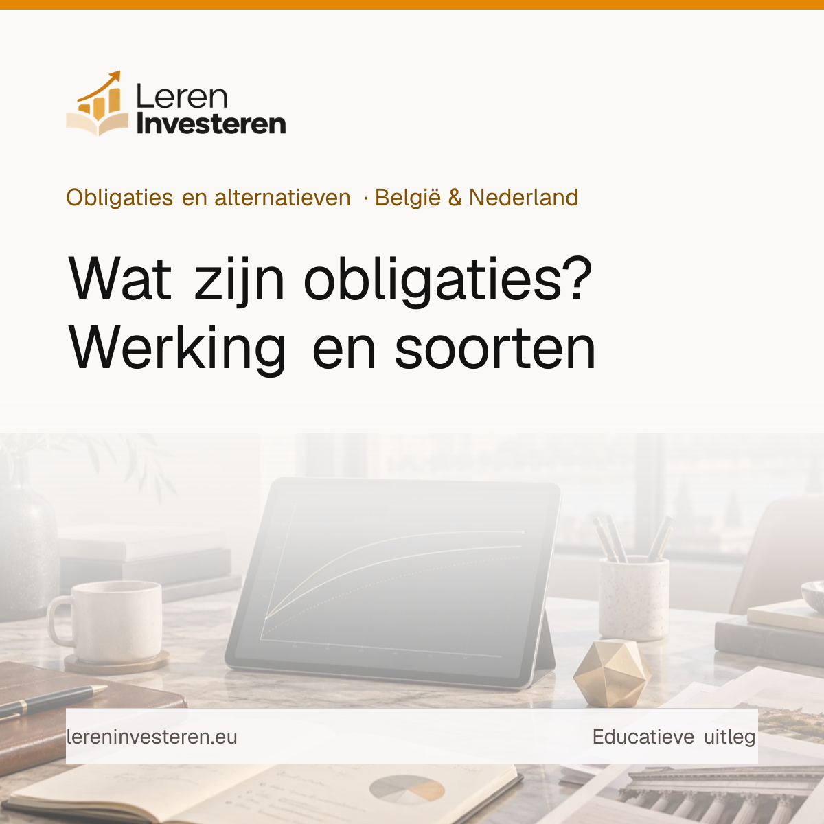 Wat zijn obligaties? Uitleg over de werking en soorten — educatieve illustratie voor beleggers in België en Nederland