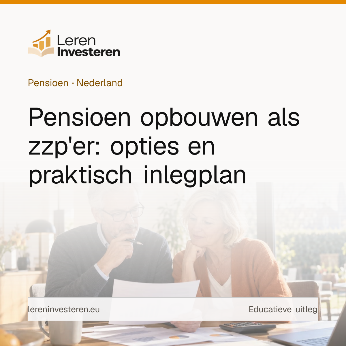 Pensioen opbouwen als zzp'er: dit zijn je opties — educatieve illustratie voor beleggers in Nederland