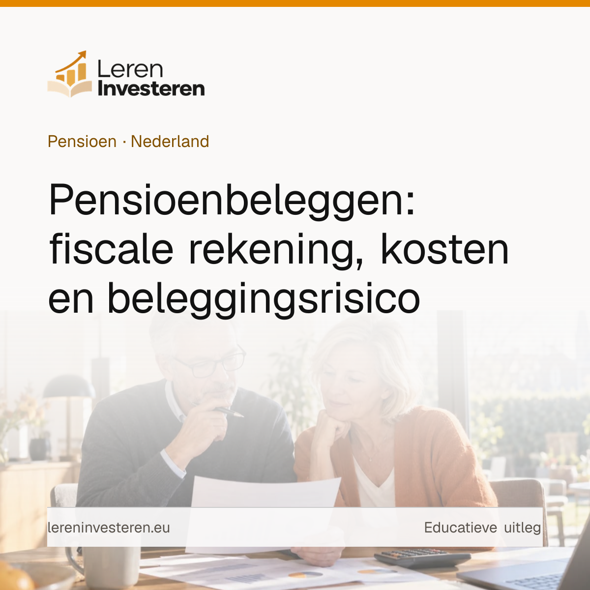Pensioenbeleggen: zelf beleggen voor je pensioen met belastingvoordeel — educatieve illustratie voor beleggers in Nederland