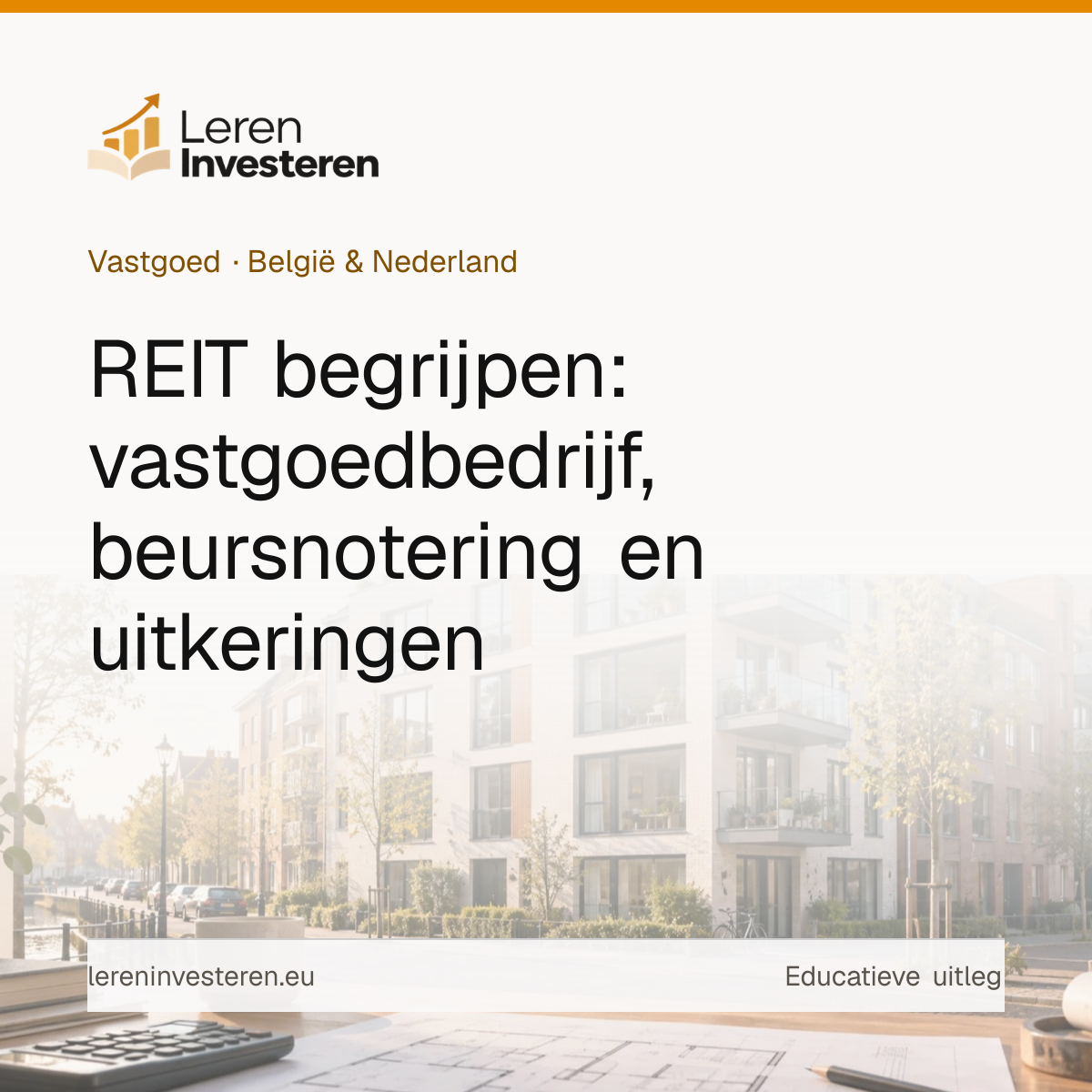 Wat is een REIT en hoe beleg je erin — educatieve illustratie voor beleggers in België en Nederland